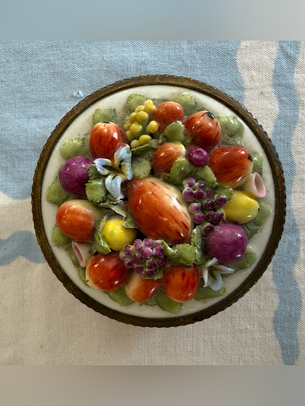Handcrafted Ceramic Fruit Bouquet Wall Art - Multicolor